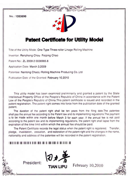 Un tipo de máquinas roladoras de tres rodillos